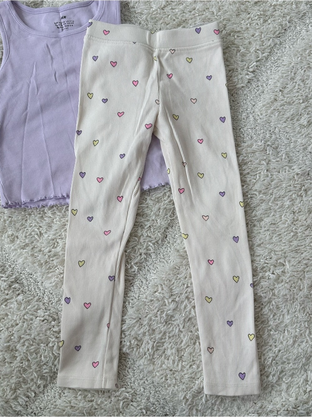 Purple Ribbed Heart Set - Picture 2 of 9